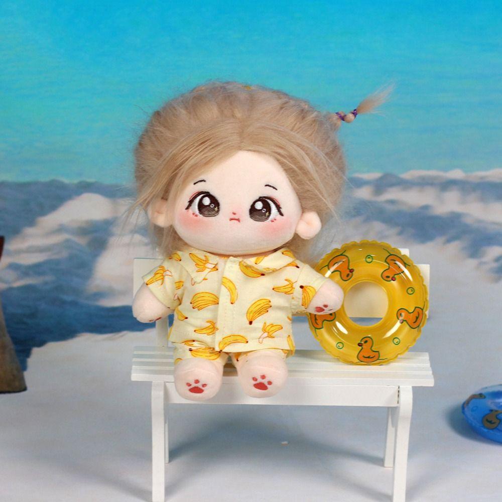 Toy Accessories Doll Fruit Beach Pajamas Overall Clothes Plush Toy Clothes 20cm Cotton Doll