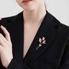 Брошь из сплава для ушей, High-end Sense, High-end Chest Flower, High-end Coat, Suit Brooch