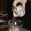 Многофункциональный белый фарфоровый гайвань в стиле Мин Чэнхуа