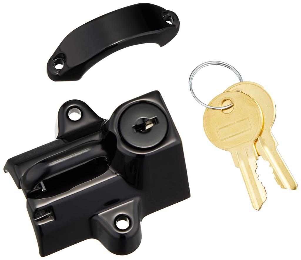 Замок для шлема KIJIMA, черный, совместим с трубой (Общее назначение) 22~32мм 303-1514