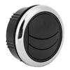 Car Air Conditioning Outlet Vent Trim Knob Style Round Replacement for RVs Buses Boats