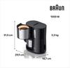Coffee Maker Braun KF 1505 BK PurShine (0X13211069)