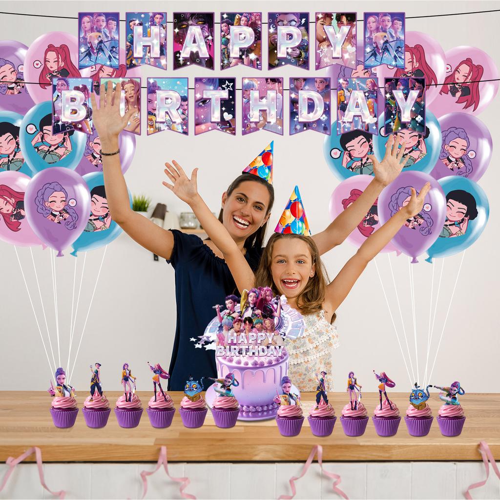 Тематическая вечеринка по случаю дня рождения, украшение для детского дня рождения, вставленный в торт кулон, макет вечеринки