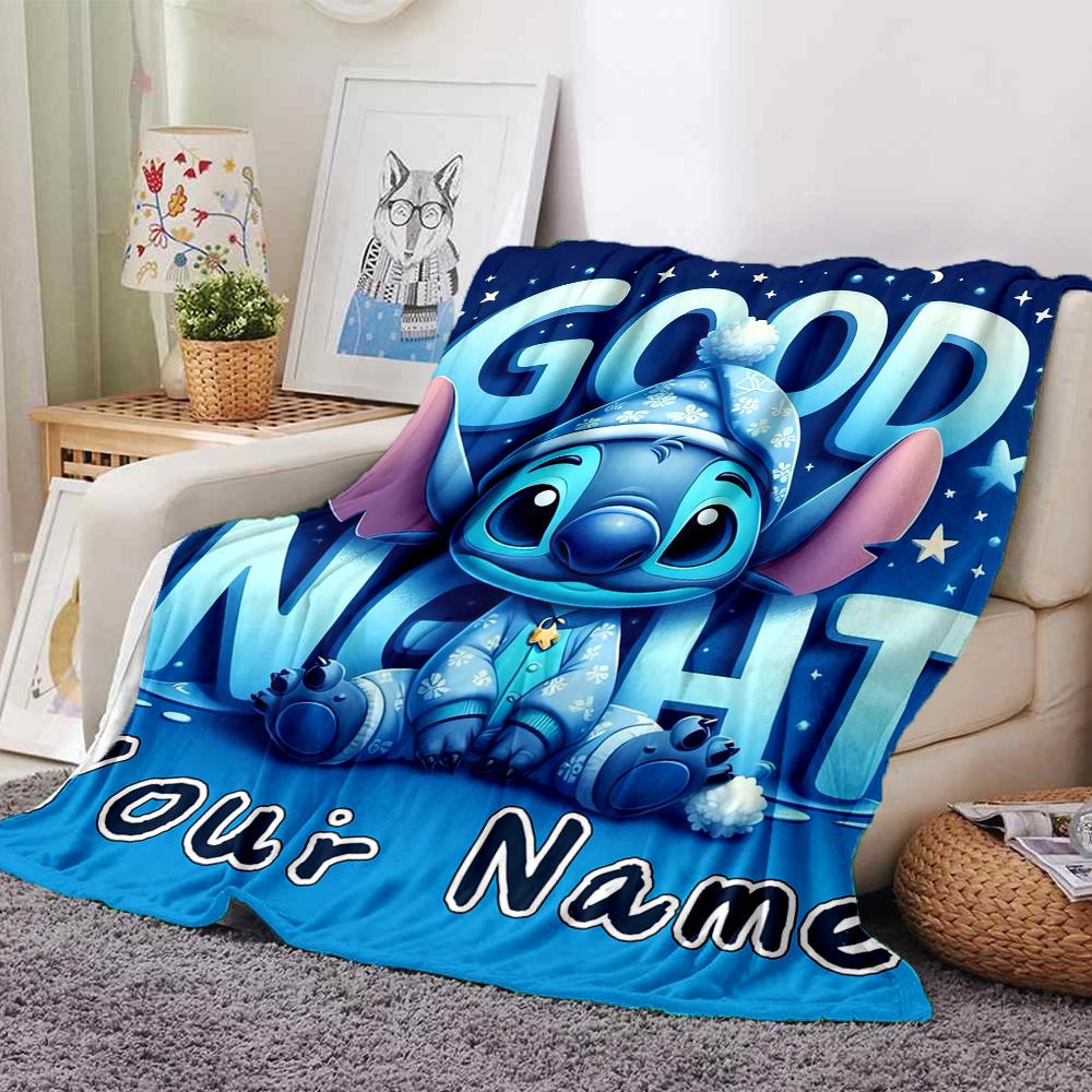 Custom Name Pet Portrait" blanket for Couch & Bed, Plush Cozy Fuzzy Blanket Super Soft & Warm Blankets for Fall and Winter. 0908130