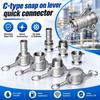 Stainless Steel Quick Connect Fitting Thread Adapter  for Water Oil Pump Pipe Systems