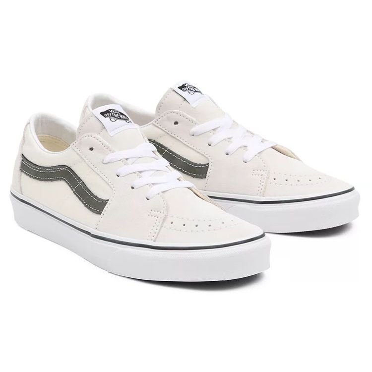 Vans Sk8-Low Utility Pop - Blanc de Blanc Khaki Унисекс Кроссовки Кремовые VN0A4UUKB36