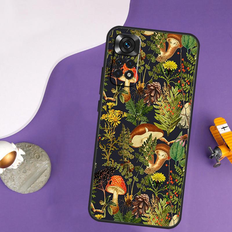 Чехол Hippie Mushroom Frog shrooms для Xiaomi Redmi Note 13 Pro 14 12 9 10 11 Pro 10S 11S 12S Redmi 10C 13C 14C 12C