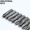 Набор бит для отвертки Phillips 1 дюйм PH0 PH1 PH2 PH3 S2 Steel 1/4 дюйма 6,35 мм шестигранный хвостовик электрические биты для отверток для электроинструментов