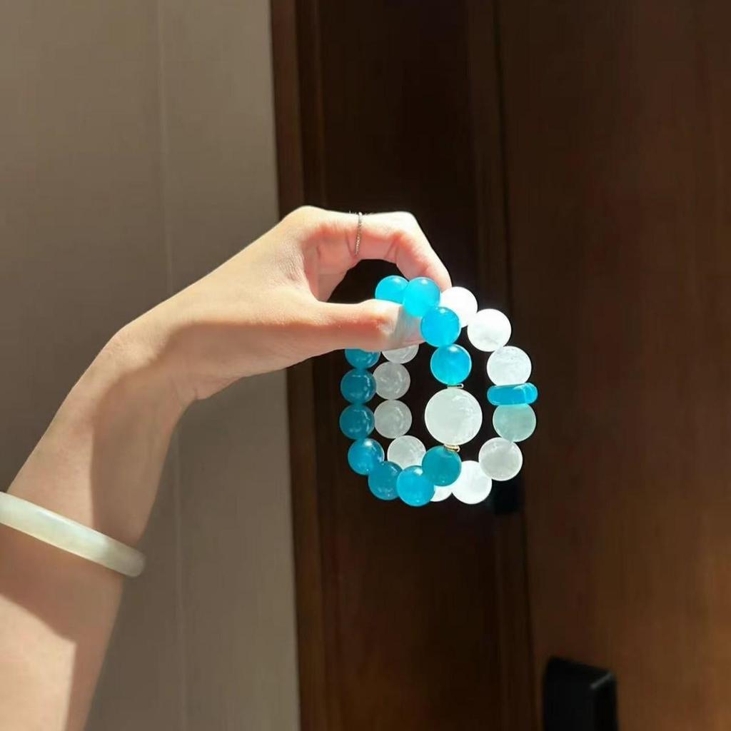 Натуральный амазонит, браслет класса люкс, с бесплатной доставкой