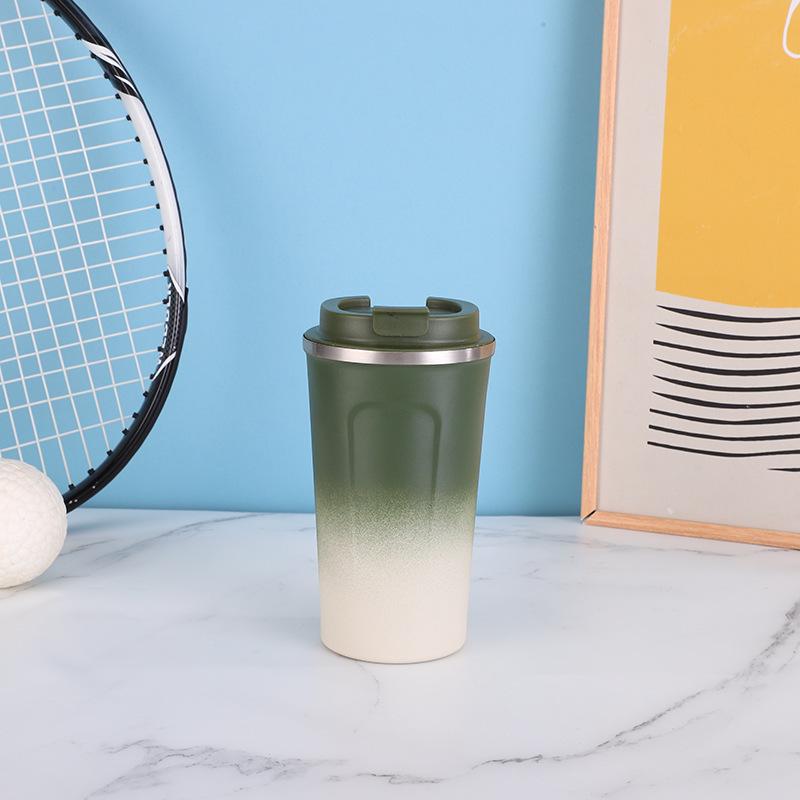 Портативная термокружка для кофе из нержавеющей стали 304 для использования на улице и в автомобиле