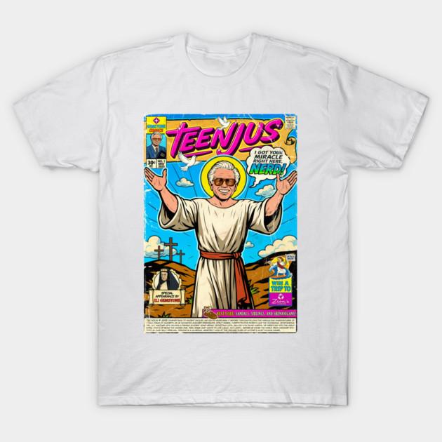 Asian Size Cotton Unisex Tshirt Print T-shirt Teenjus T-shirt No-Cut Print Regular Fit