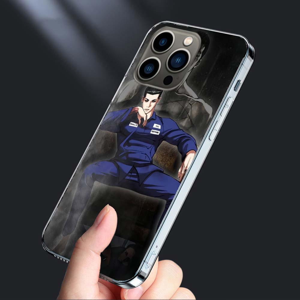 Чехол для телефона Jonggun Lookism Для iPhone 16E 15 Pro 14 Plus 17E 16 17 Pro Max Air 11 12 13 Mini Ударопрочный Capa Милый Чехол TPU