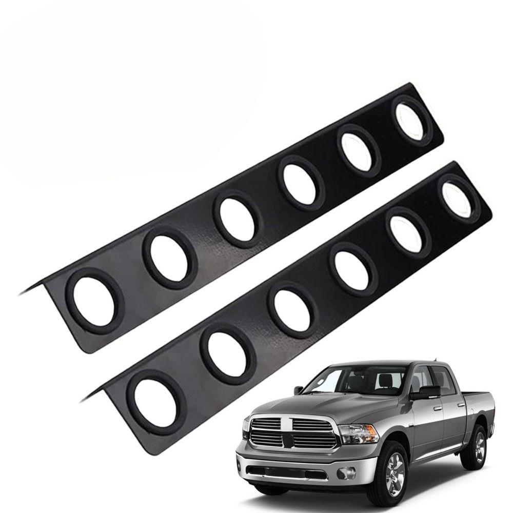 Durable Construction Tool Rack Easy Install Easy To Use Landscape Truck Rack 6-Hole Design Heavy Duty Shovel Rack