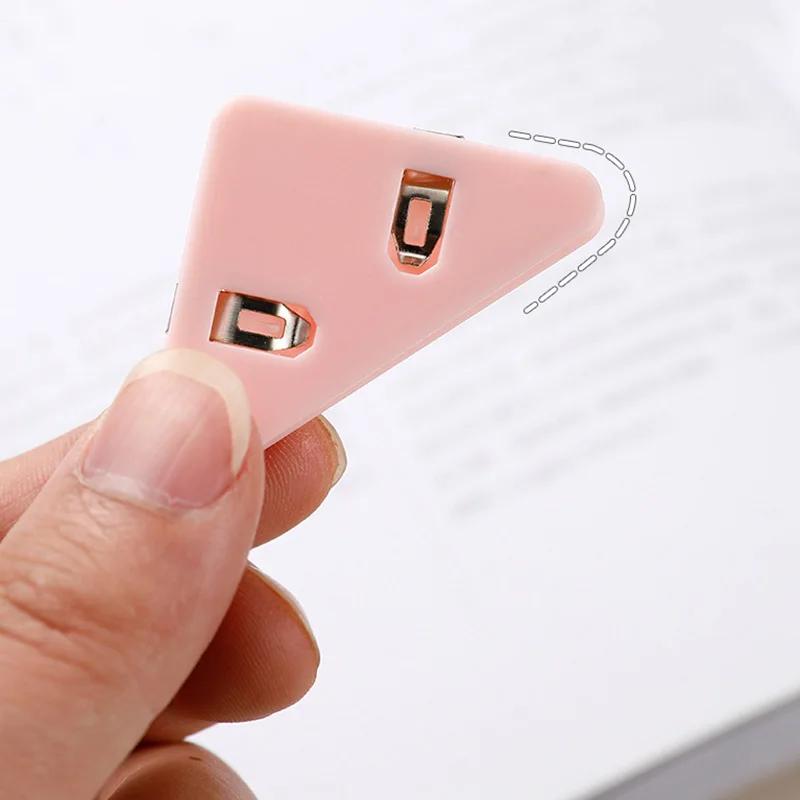 20 шт. креативных треугольных зажимов, зажим для счетов, книжный уголок, зажим для папки, для хранения на столе, полка для офиса, канцелярские принадлежности, настольный органайзер