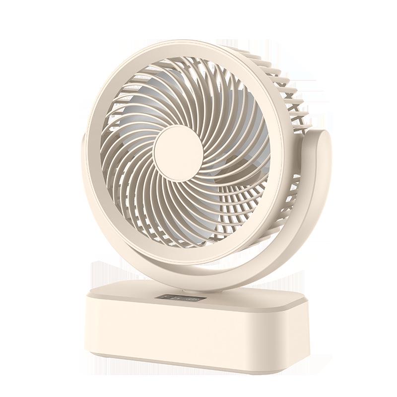 2026 Portable USB Rechargeable Oscillating Desktop Fan