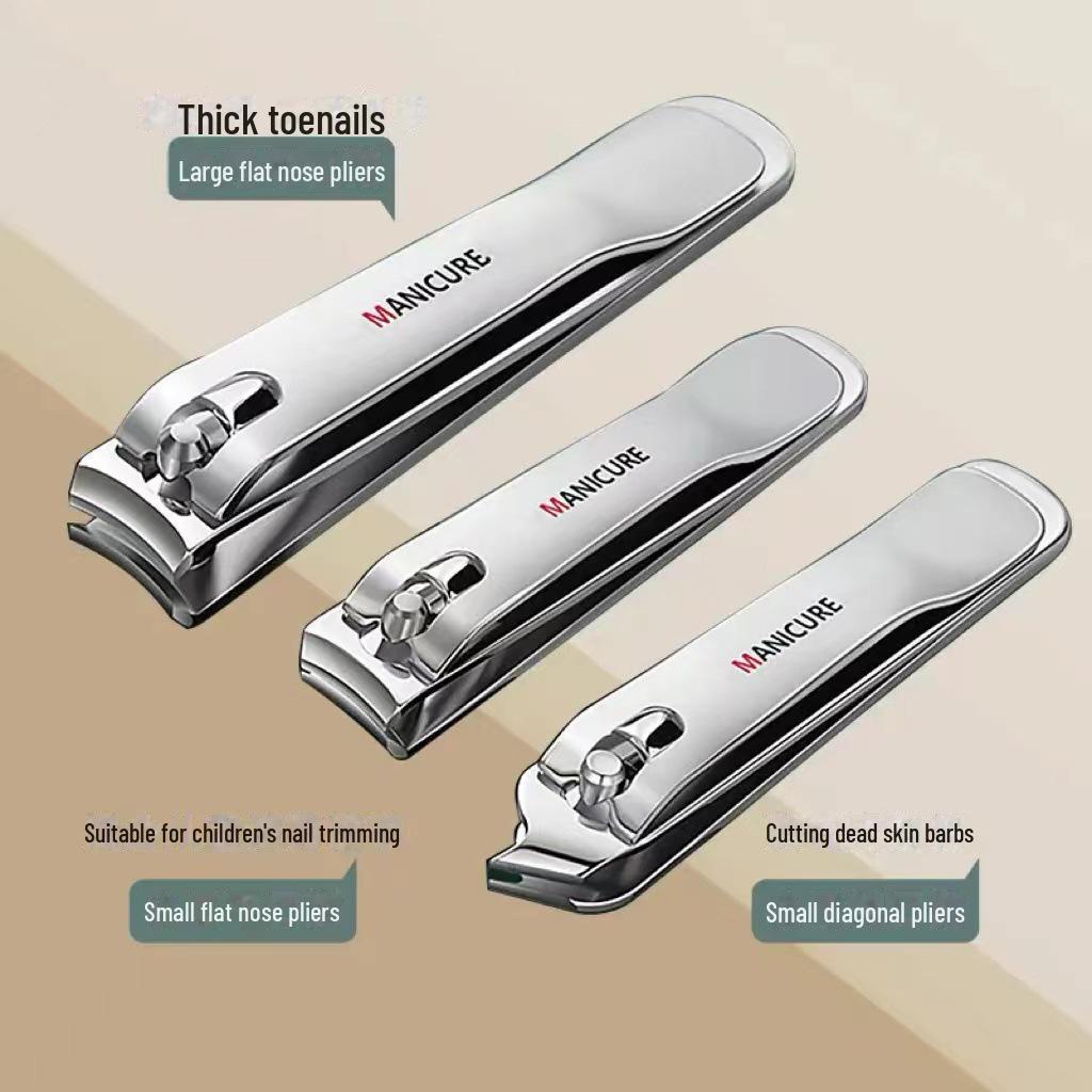 Набор портативных кусачек и ножниц для ногтей: Полный набор для маникюра и педикюра для домашнего использования