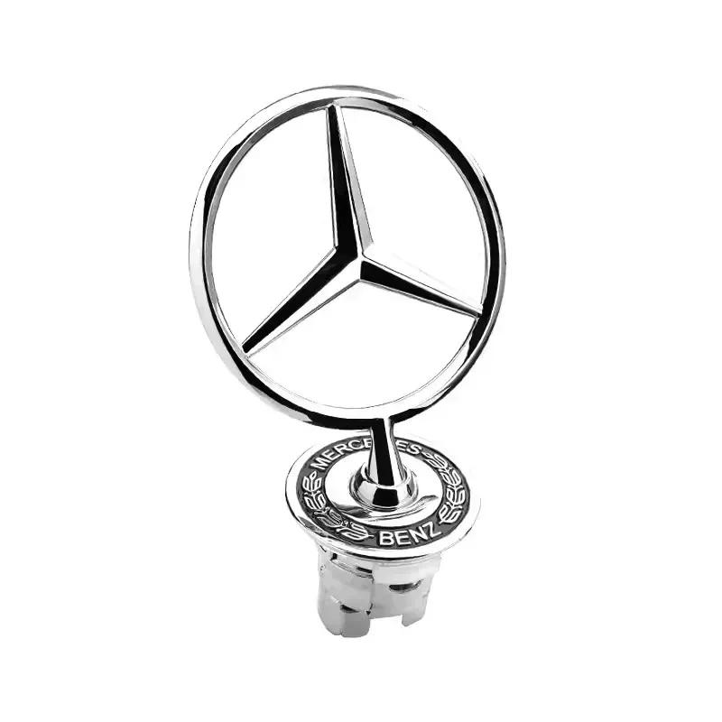 Новый Для Mercedes Benz Сплав Цинка Значок-Эмблема На Капот Автомобиля Аксессуары Для Mercedes Benz AMG W213 W223 W240 W212 W222 W221 W21