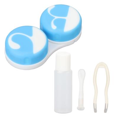 Портативный контейнер для контактных линз Милый в форме гриба Контейнер для хранения контактных линз Бокс Набор для женщин девушек