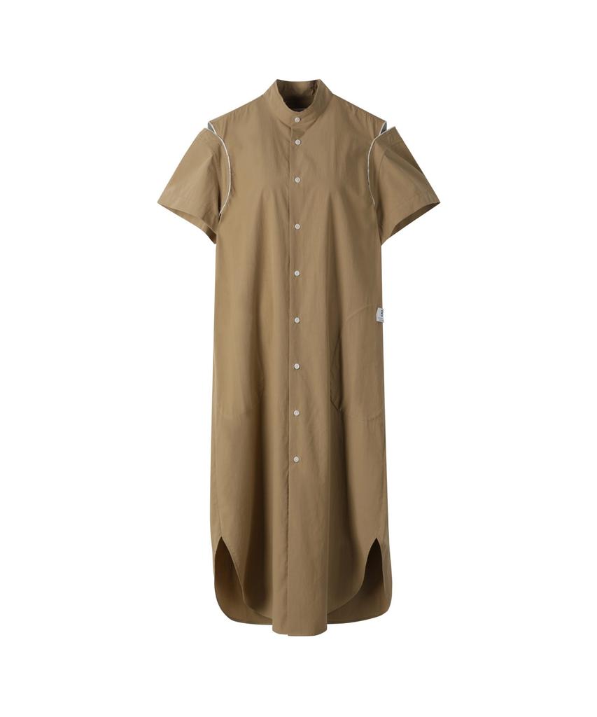 RECODE Slit Shoulder Shirt Dress_Rqdam24584Bex