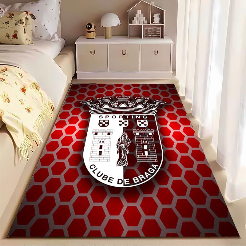 Sporting Clube de Braga Crest suitable as a non-slip mat for the living room or bedroom sofa