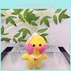 Очаровательный мультяшный плюшевый брелок в виде утки с милым дизайном и ультрамягким наполнителем