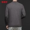 Hengyuanxiang Men's 100% Cashmere Thick Round Neck Sweater