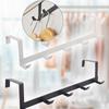 Kitchen Hook Non Perforated Clothes 5row Hook Living Room Hanging Clothes Hanger Dormitory Clothes and Hats Hanging Clothes Hook