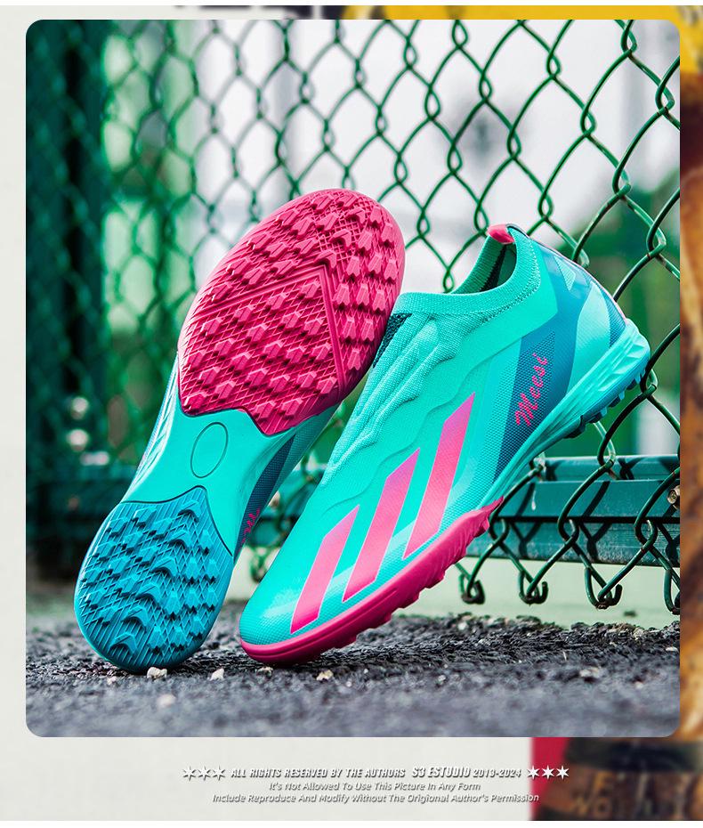 Футбольные бутсы унисекс, бесшовные, плетеные, с низким верхом, шипами TF и AG для газона и травы, идеально подходят для тренировок студентов