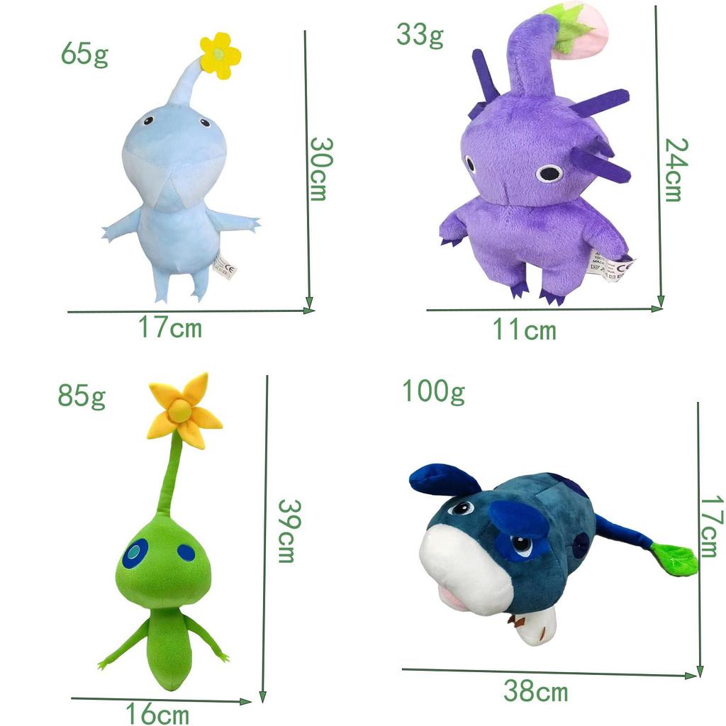Плюшевая игрушка Pikmin 4 из материала с полипропиленовым наполнителем для коллекционеров и детей