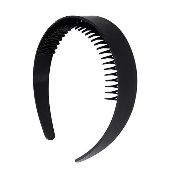 Ободок для волос Extra Wide Thick Headband с нескользящими зубьями в винтажном стиле, прочно держащийся, офисный аксессуар для волос