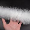 50 грамм Мягкое Белое Марабу Перо Боа 2 метра Натуральный Плюмаж Индейки Шарф Для Вечеринки Костюма Одежды Украшение Боа Отделка