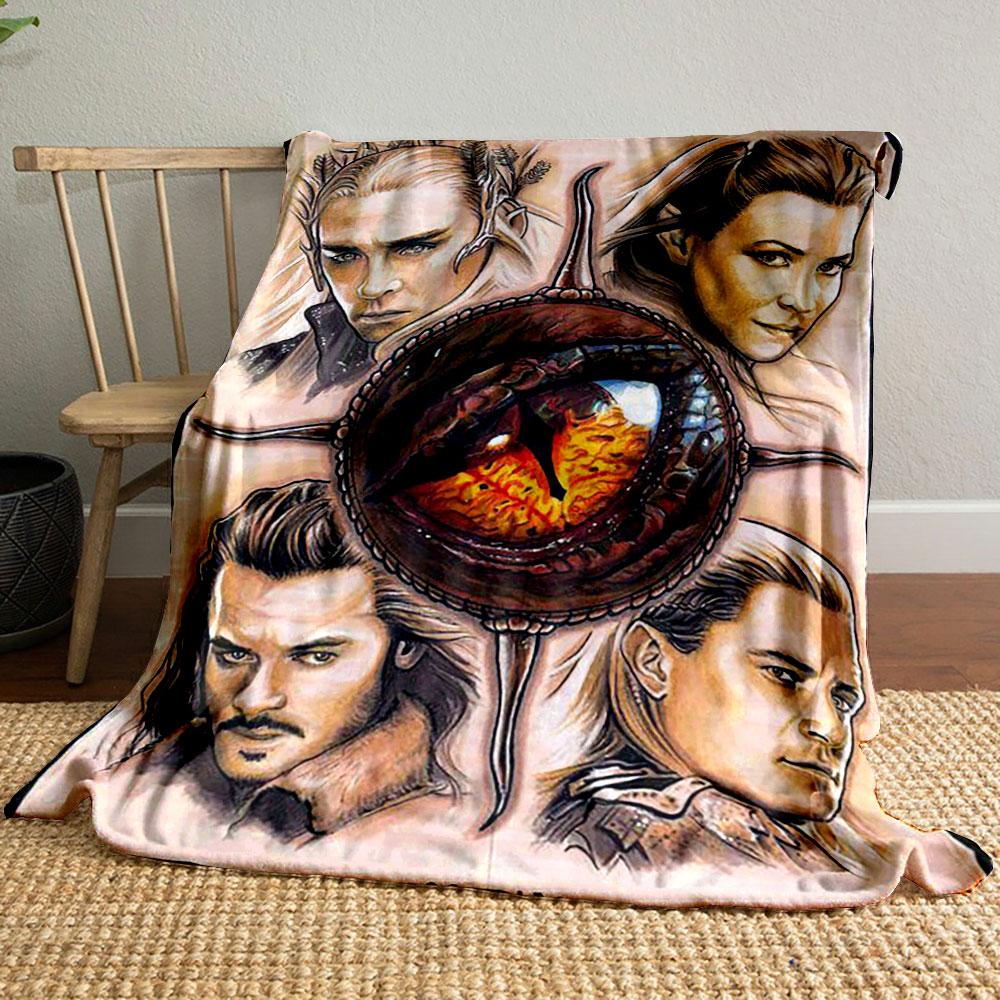 Elven Characters Dragon Eye Blanket bedroom Blanket for Livingroom Couch lunch break Soft Cozy throw for Friend's festival Gift