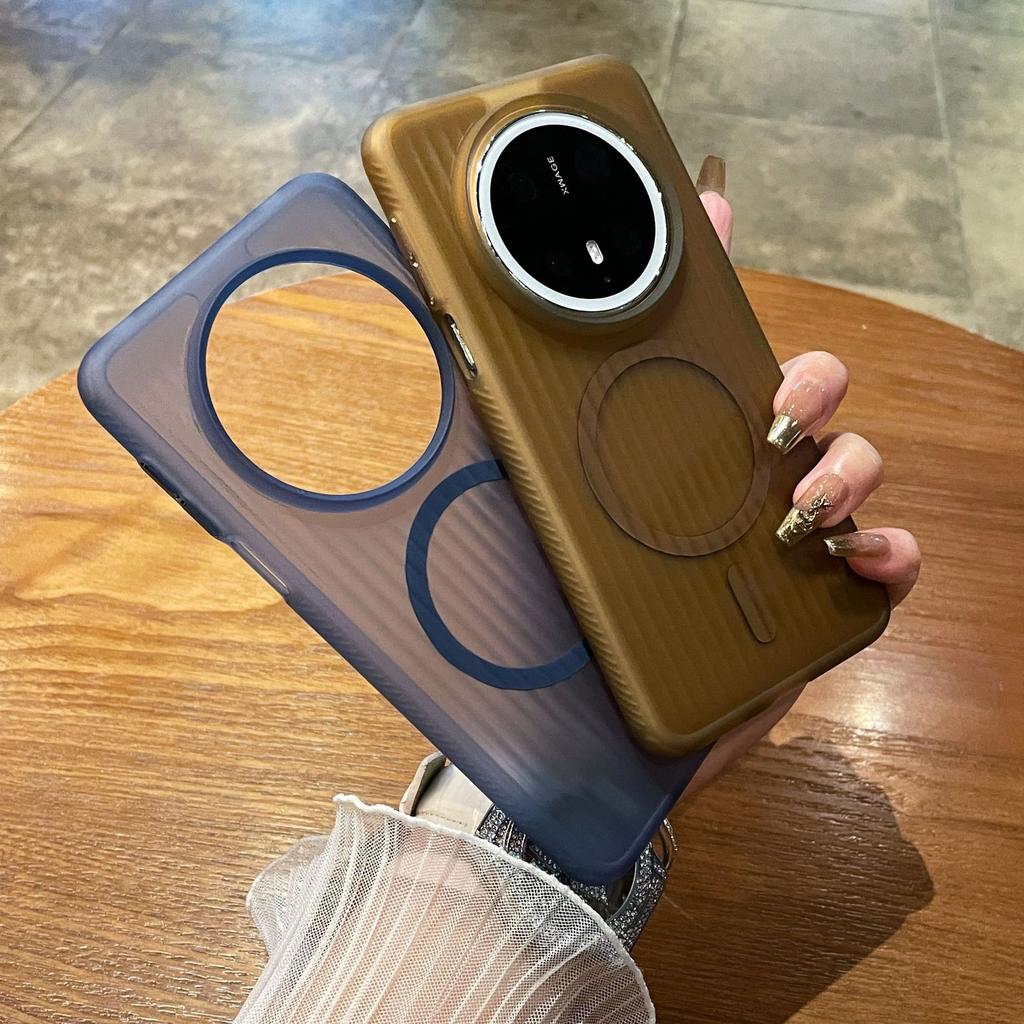 Применимо к чехлу для мобильного телефона Huawei mate70pro, скин Mate60pro, гофрированный, магнитное всасывание, новый защитный чехол
