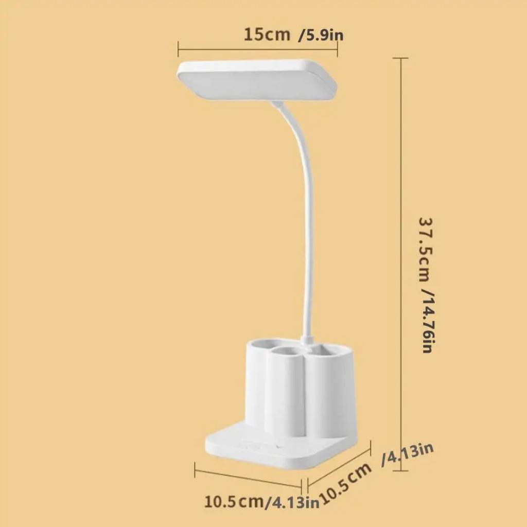 New USB Learning Dormitory Bedroom Bedside Reading Table Lamp LED Desk Lamp Eye Protection Desk College Student Nightlights