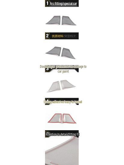 GL8 Avenir Stainless Steel Front Door Speaker Cover for 20 Models