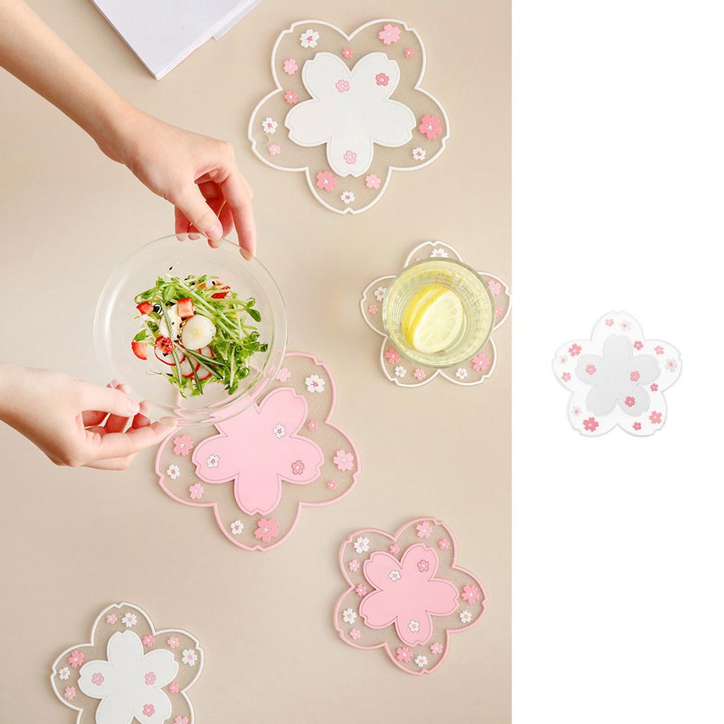 Домашние Настольные Коврики Силиконовый Милый Девочка Коврик для Мисок Коврик для Чашки ПВХ Коврик Изоляционная Подкладка