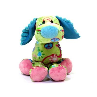 Плюшевая собака Douglas Peace Green Dog Fuzzle Series