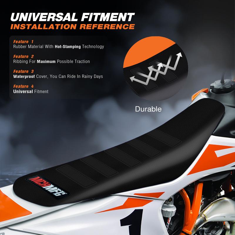 MCHMFG Gripper Seat Cover Waterproof Protection Antislip Apply For SXF EXC KXF CRF YZF WR TC TE Motorcycle Seat Cushion