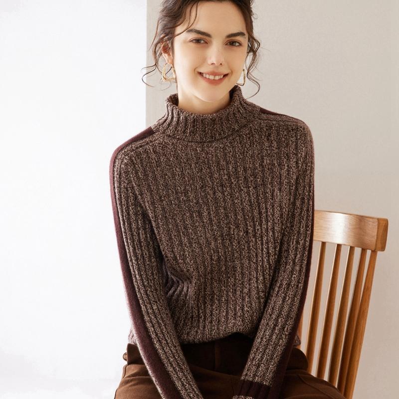 Женский кашемировый свитер Qinghe cashmere 100% кашемир женский осенне-зимний кашемировый пуловер мягкий и теплый