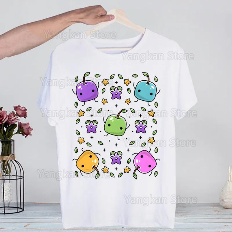 Футболки Stardew Valley Смешные Хип-хоп Летние Женские Мужские Футболки Уличная одежда Ульззанг Харадзюку Футболка