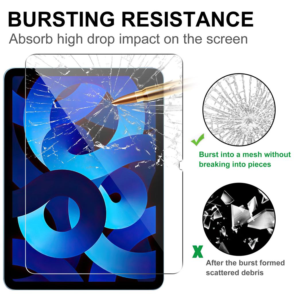 For iPad Air 13 (2025)/(2024) Film 2.5D Straight Edge Anti-Fingerprint Screen Protector