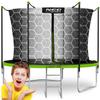 Trampolina Ogrodowa 8Ft/252Cm Z Siatką Wewnętrzną I Drabinką Neo-Sport