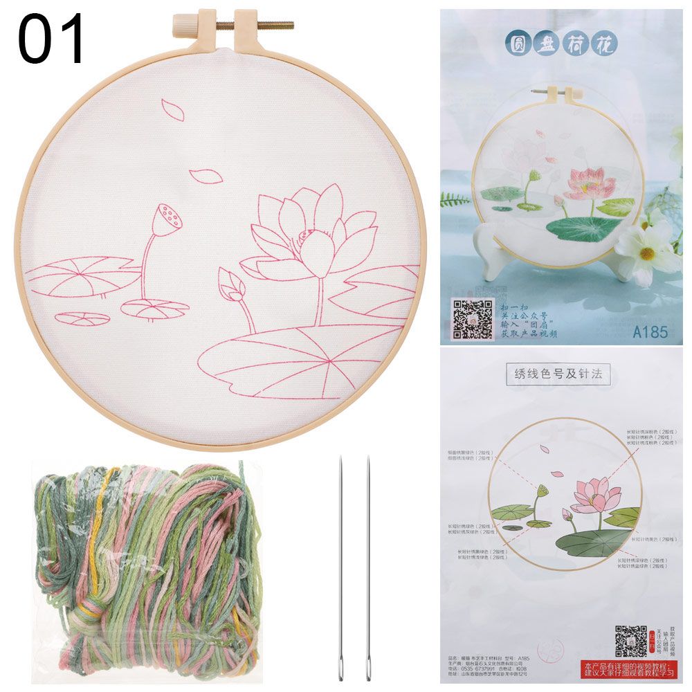 Антиквариат Арткрафт Сделай сам Ручная вышивка Вышивальный обруч Набор для вышивания крестиком