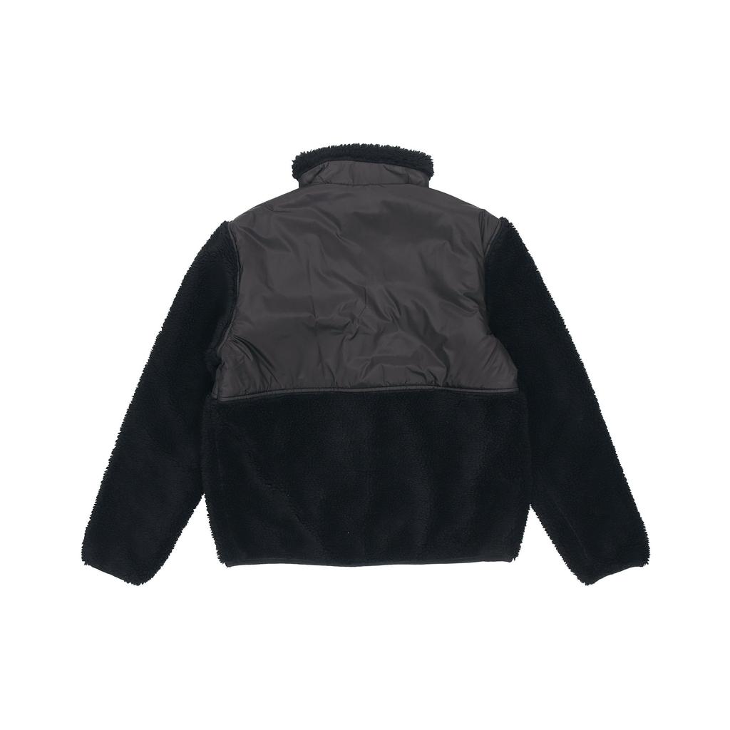 Puma Шерпа Флисовая спортивная куртка с цветными блоками с воротником-стойкой и логотипом Мужская верхняя одежда Черный 846325-01