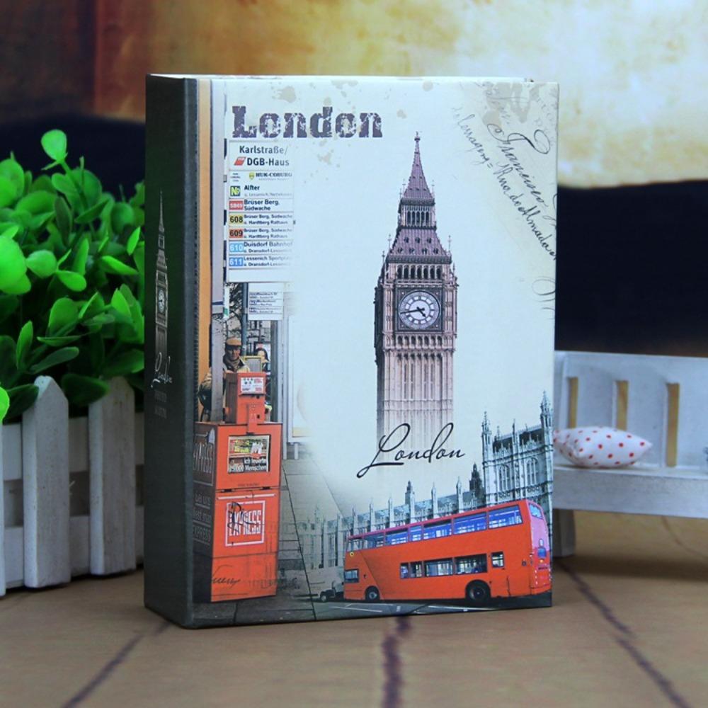 New Family 6 Inch Art Photo Albums 100 Photos 4R Image Classic Photo Storage Retro Small Scrapbook Album Collection