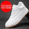 Fashion Men Leather 4/6/8 CM Invisible Inner Height Increasing Shoes Outdoor Fashion For With Thick Soles Men Shoes Formal Shoes 37-44