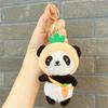 Плюшевые брелоки с помпоном, брелоки с плюшевой пандой, брелоки с куклой пандой, для женщин и девочек