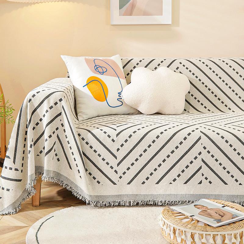 Светлый роскошный чехол для дивана из синели, универсальный тканевый чехол на четыре сезона, простой, современный, универсальный, универсальный чехол для дивана, высококачественный чехол, полотенце