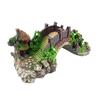 Artificial Rockery and Bridge Decoration Set for Fish Tank