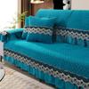 High End Thickened Embroidered Sofa Cushion Four Season Universal Chenier Sofa Cushion Anti Slip Sofa Cover Winter Sitting Mat